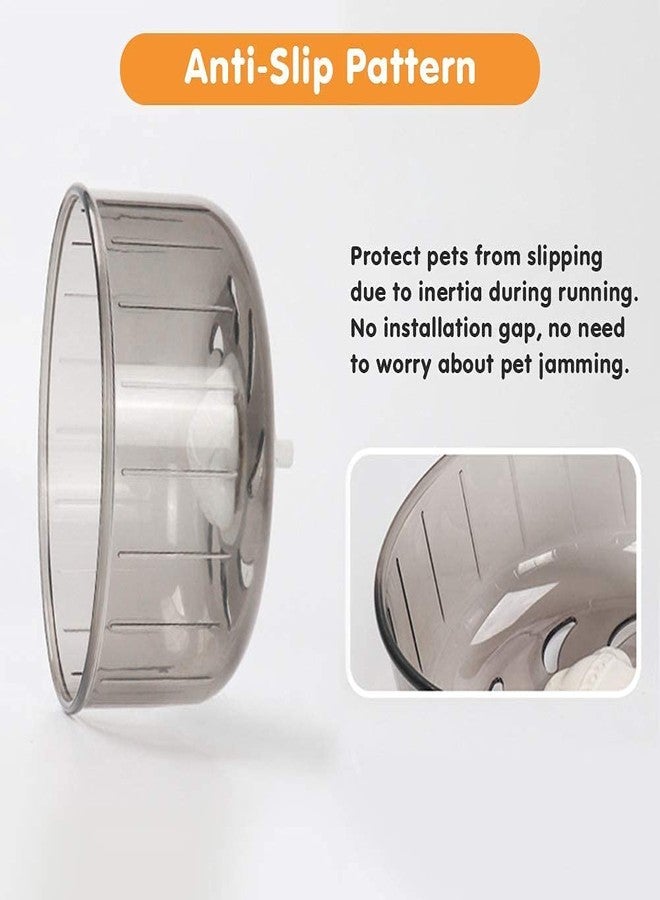 WNZQK Mini Silent Exercise Wheels for Hamsters Less Than 4 inches 10 cm in Length Toys Hamster Ball Small Pet Running Toy Ball Gerbils Mice Rat Guinea Pig Hamster Cage Accessories - Image 5